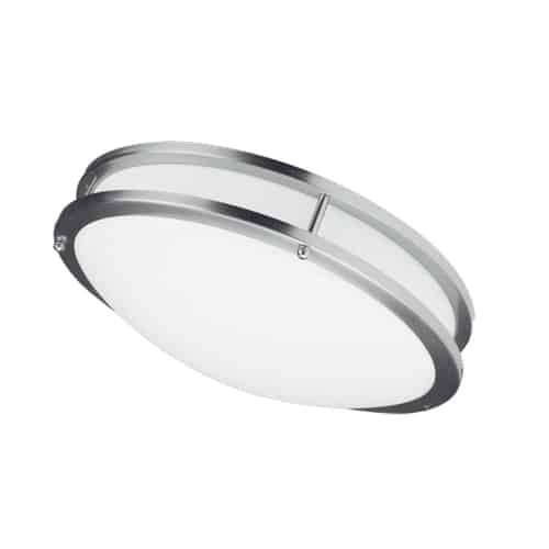 Dainolite LED Ceiling Flush, 16” dia, Bronze Finish