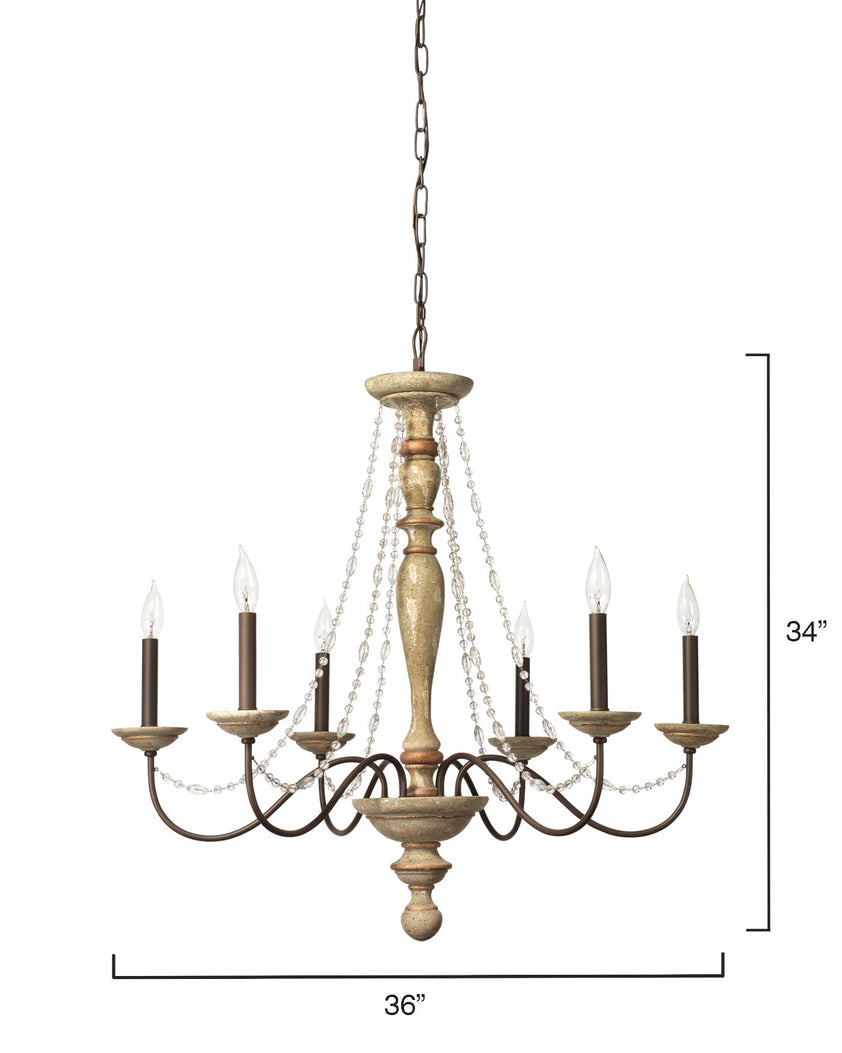 Maybel Chandelier-Grey