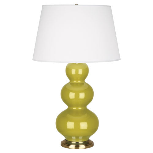 Citron Triple Gourd Table Lamp-Style Number CI40X