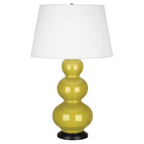 Citron Triple Gourd Table Lamp-Style Number CI41X