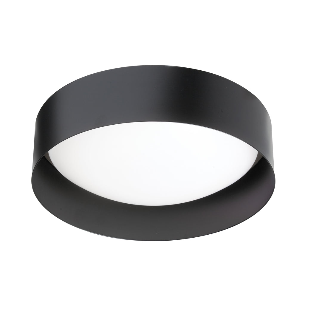 Dainolite 14W Flush Mount Aged Brass Metal Shade