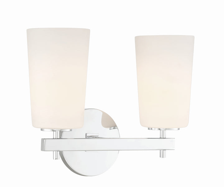 Crystorama Colton 2 Light Aged Brass Bathroom Vanity