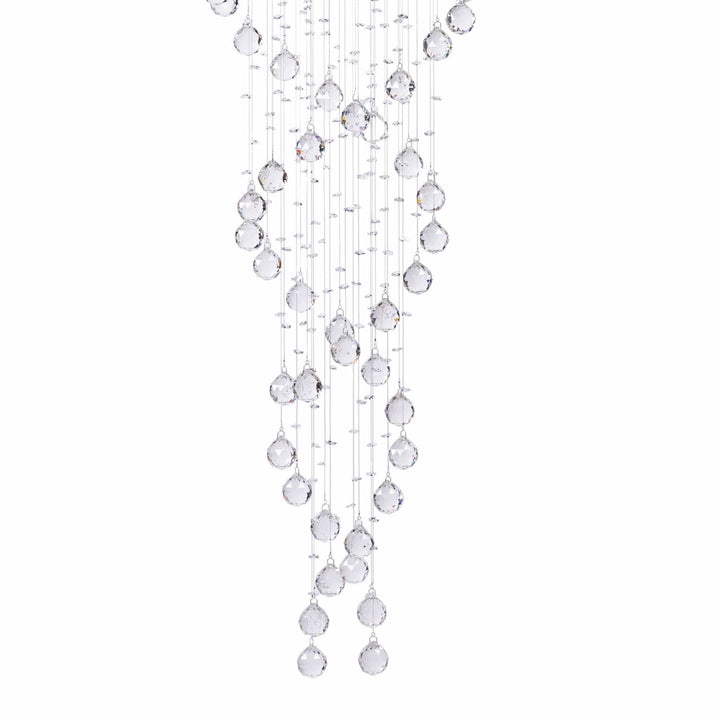 Crystal Chandelier Double Helix// 12 Light