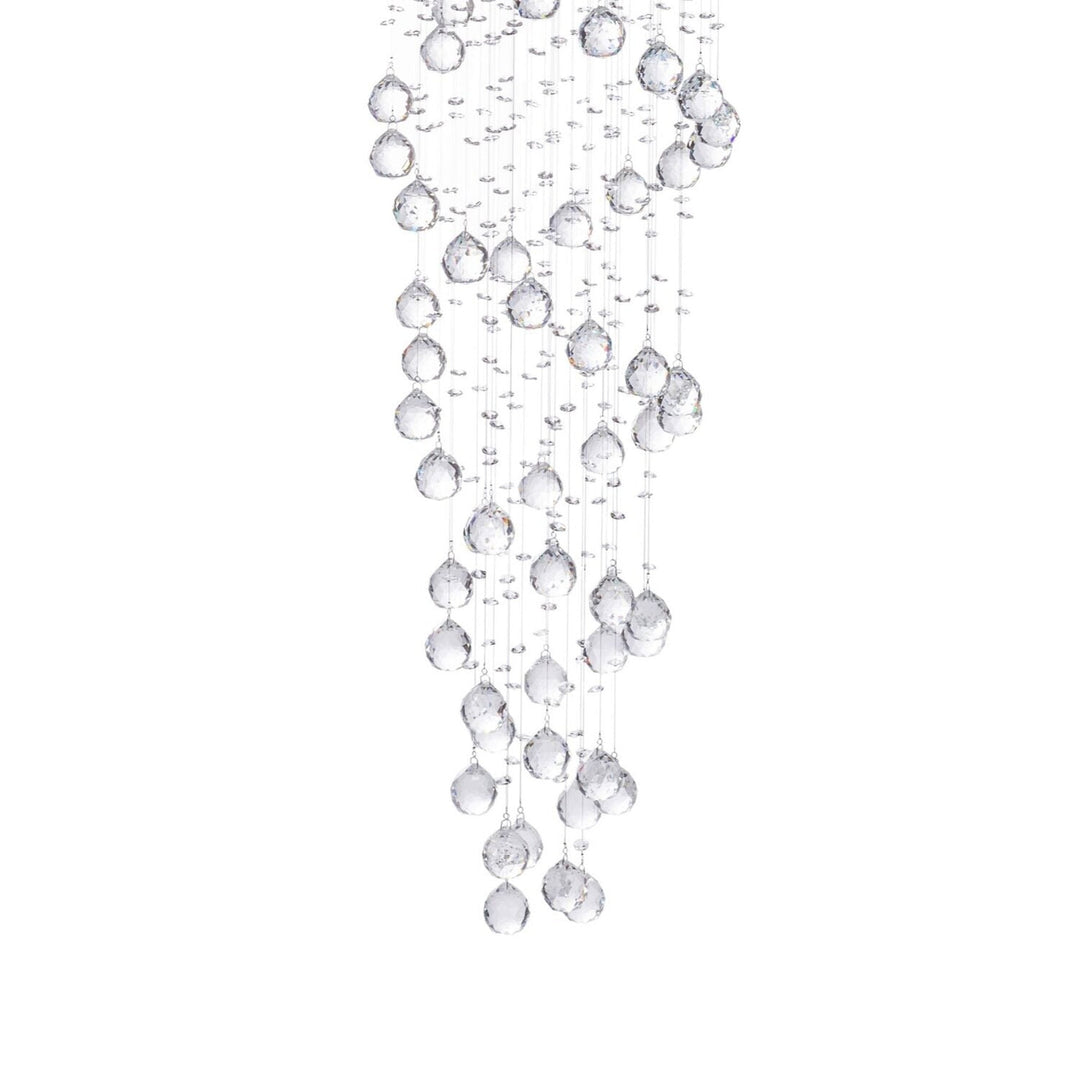 Crystal Chandelier Double Helix// 7 Light, 73" Hanging Length