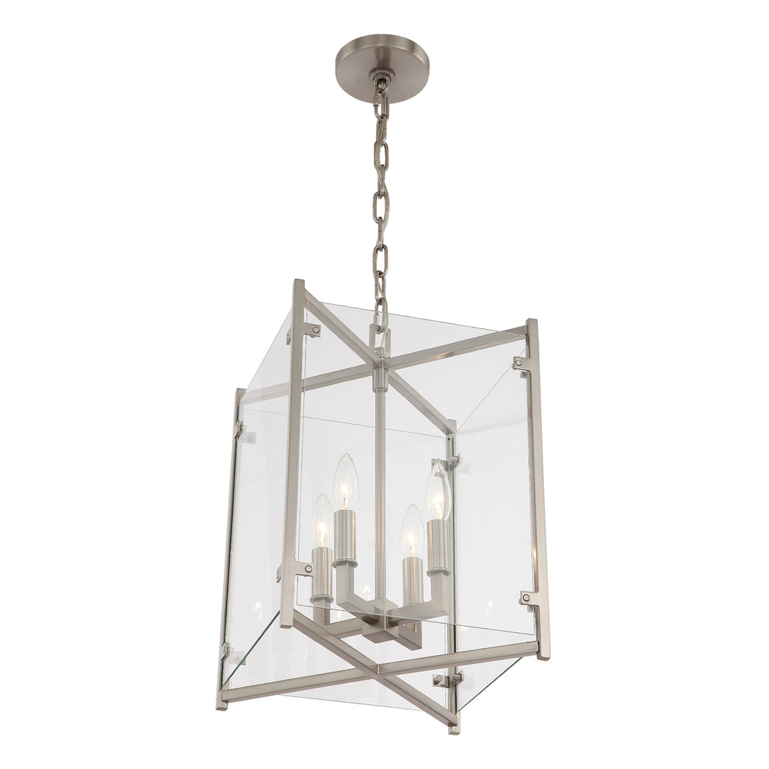 Danbury 4 Light Brushed Nickel Mini Chandelier