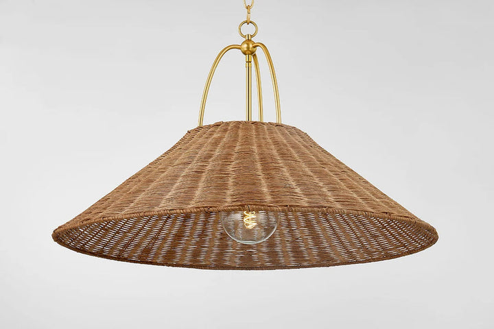 Davida Pendant, Aged Brass (AGB) - 30"