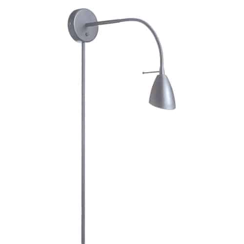 Dainolite 1 Light Halogen Wall Lamp, Matte Black