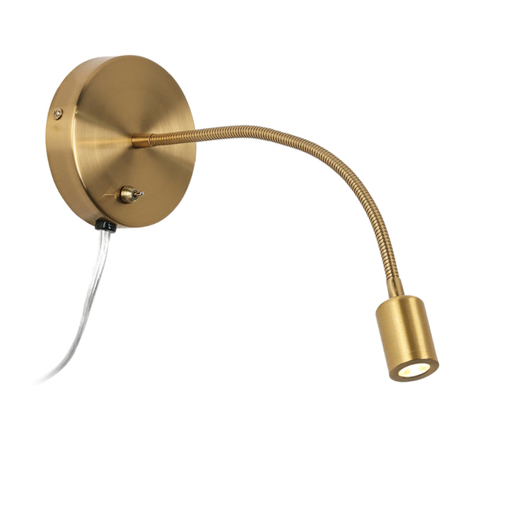 Dainolite 3W LED Wynne Sconce Aged Brass