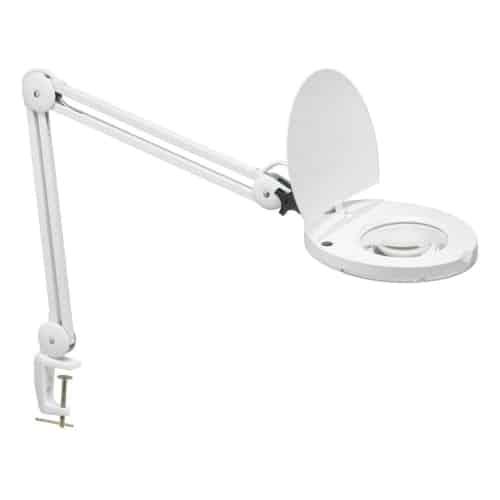 Dainolite 8W LED Magnifier Lamp, Black Finish