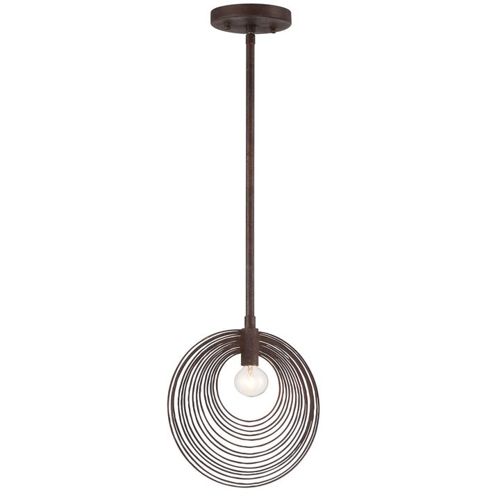 Doral 1 Light Forged Bronze Mini Pendant