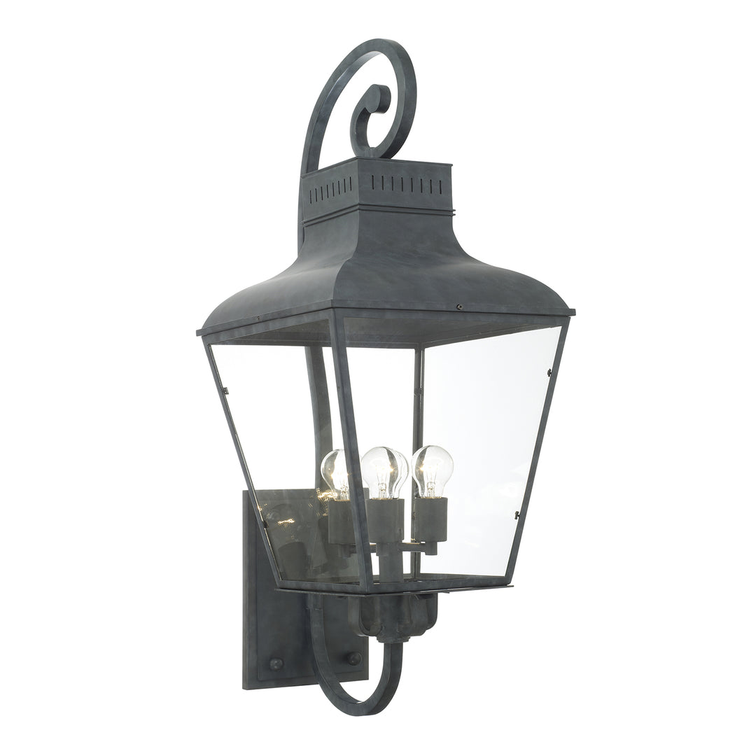 Crystorama Dumont 4 Light Graphite Outdoor Sconce