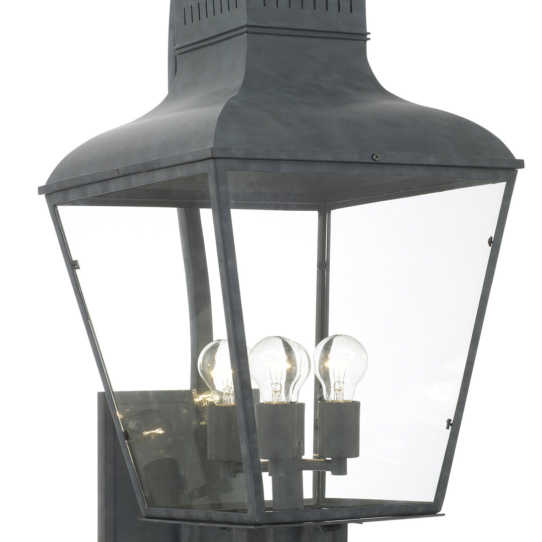 Crystorama Dumont 4 Light Graphite Outdoor Sconce