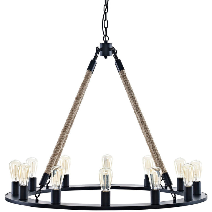 Encircle Chandelier in Brown