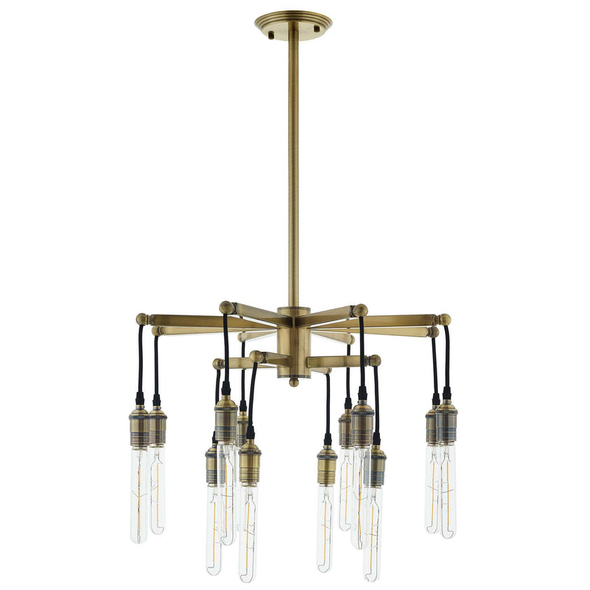 Resolve Antique Brass Ceiling Light Pendant Chandelier