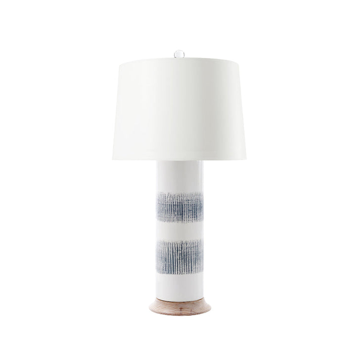 Elena Lamp (Lamp Only) - Gray and White