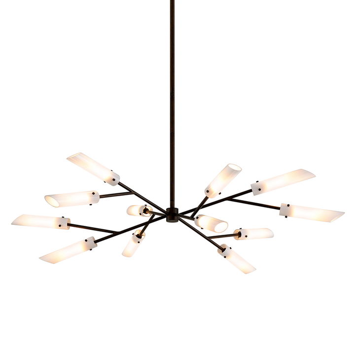 High Line Chandelier 15" - Dark Bronze