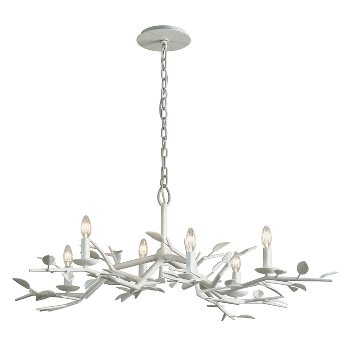 Aubrey Chandelier 16" - Gesso White