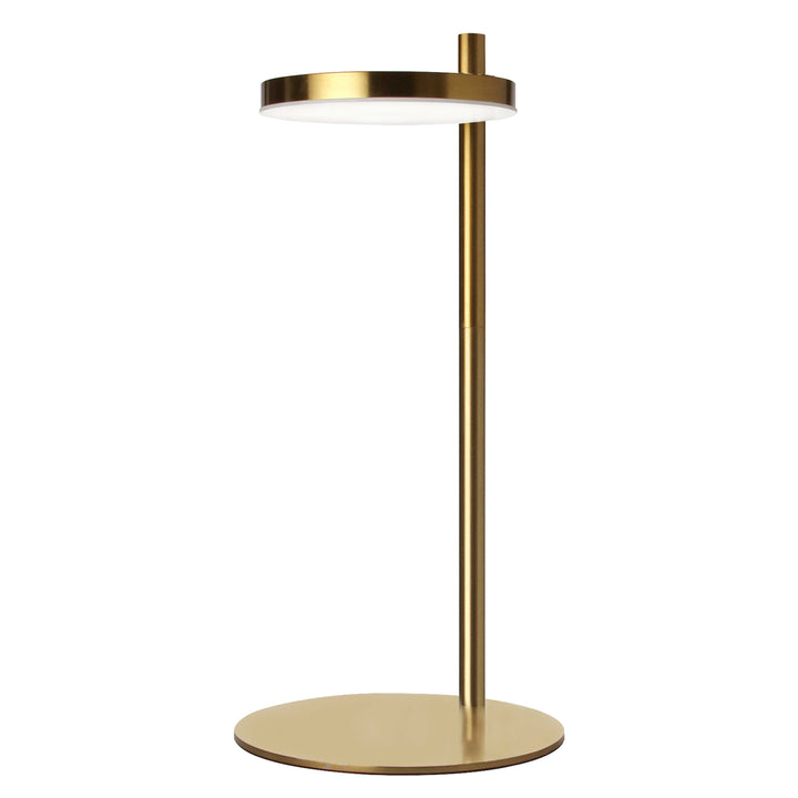 Dainolite 1 Light LED Fia Table Lamp Aged Brass