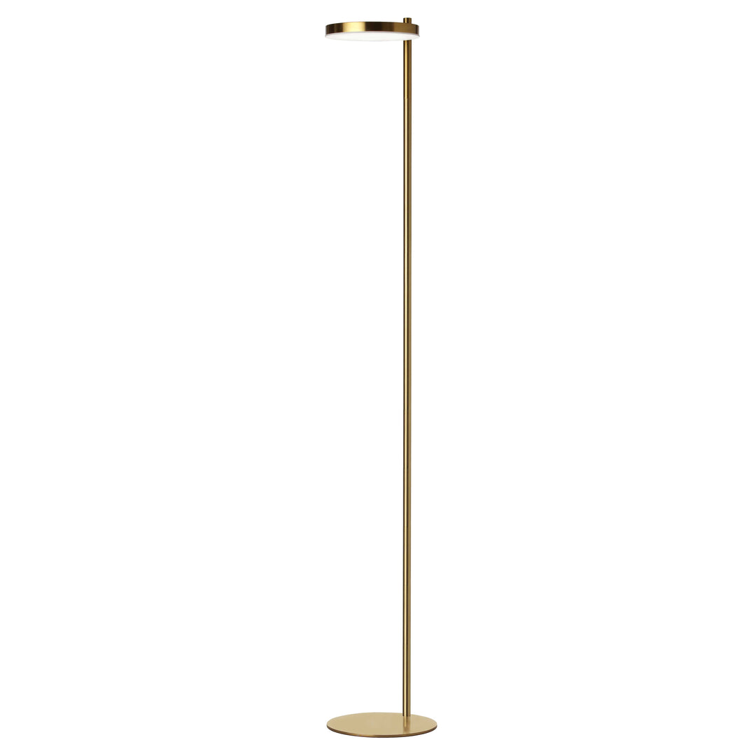 Dainolite 1 Light LED Fia Floor Lamp Aged Brass