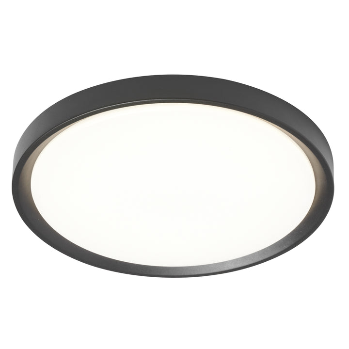 Dainolite 30W Flush Mount, Sandy Black Finish