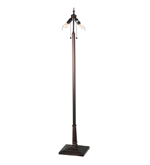 65" High Mission 2 Light Floor Base