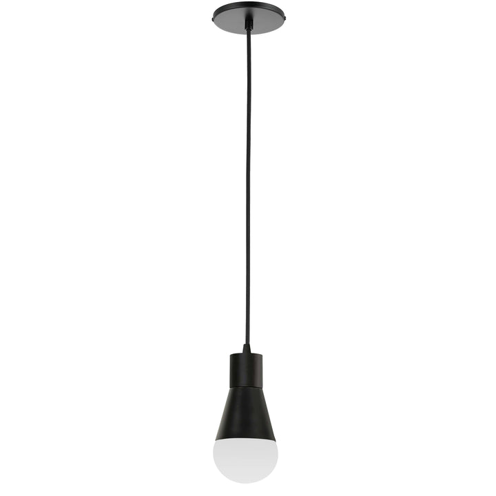 Dainolite 1 Light Incandescent Pendant Matte Black