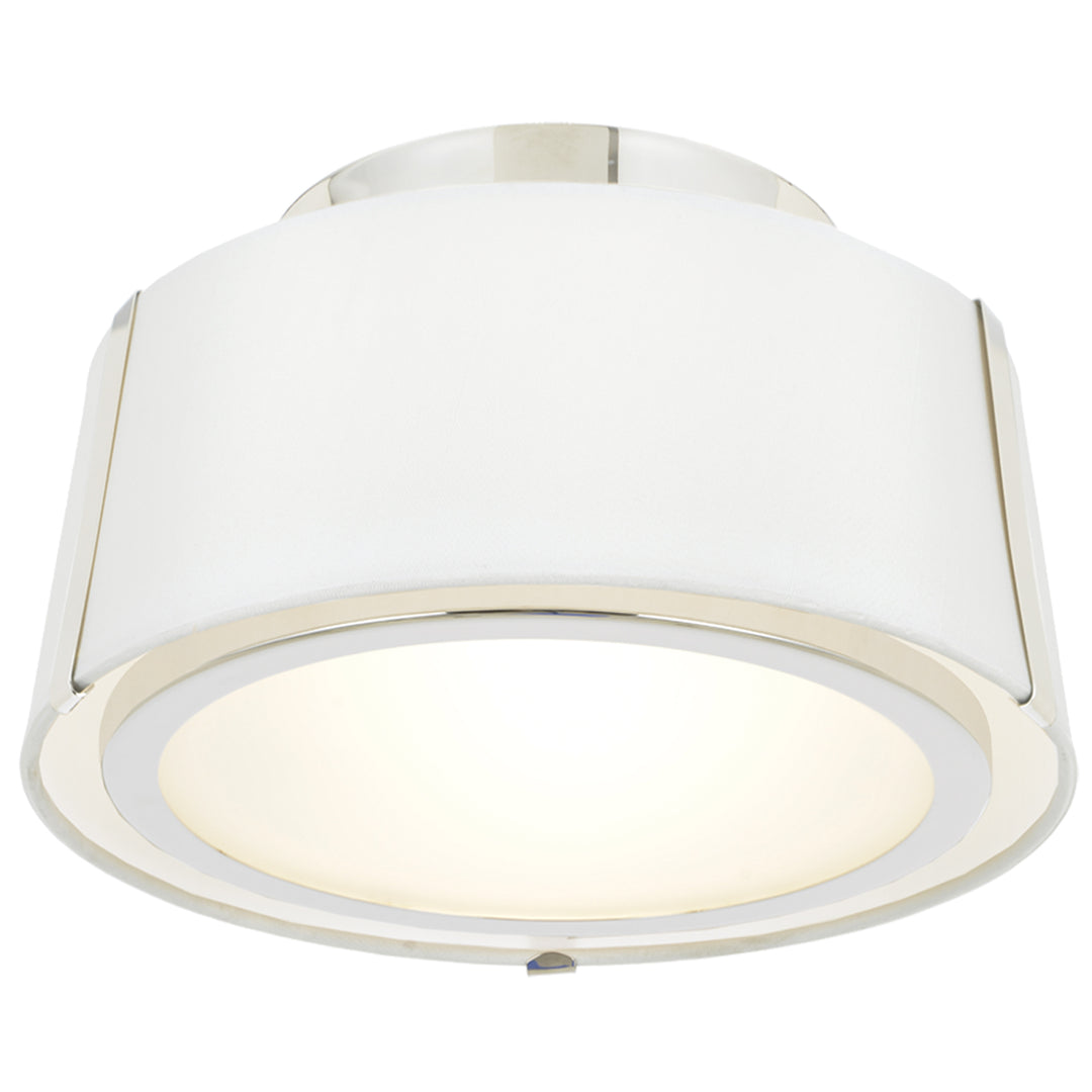 Crystorama Fulton 2 Light Antique Gold Semi Flush Mount