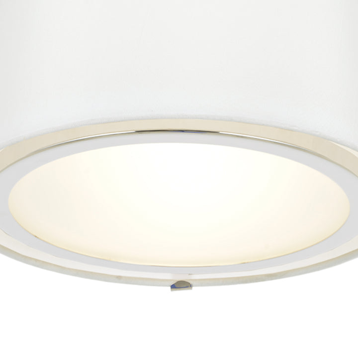 Crystorama Fulton 2 Light Antique Gold Semi Flush Mount