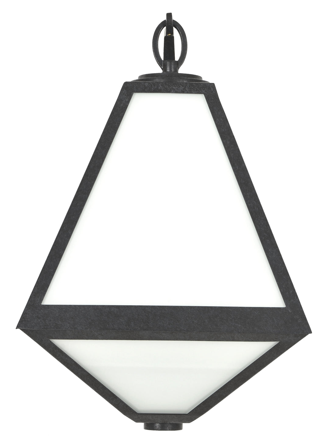 Crystorama Brian Patrick Flynn Glacier 1 Light Black Charcoal Outdoor Sconce