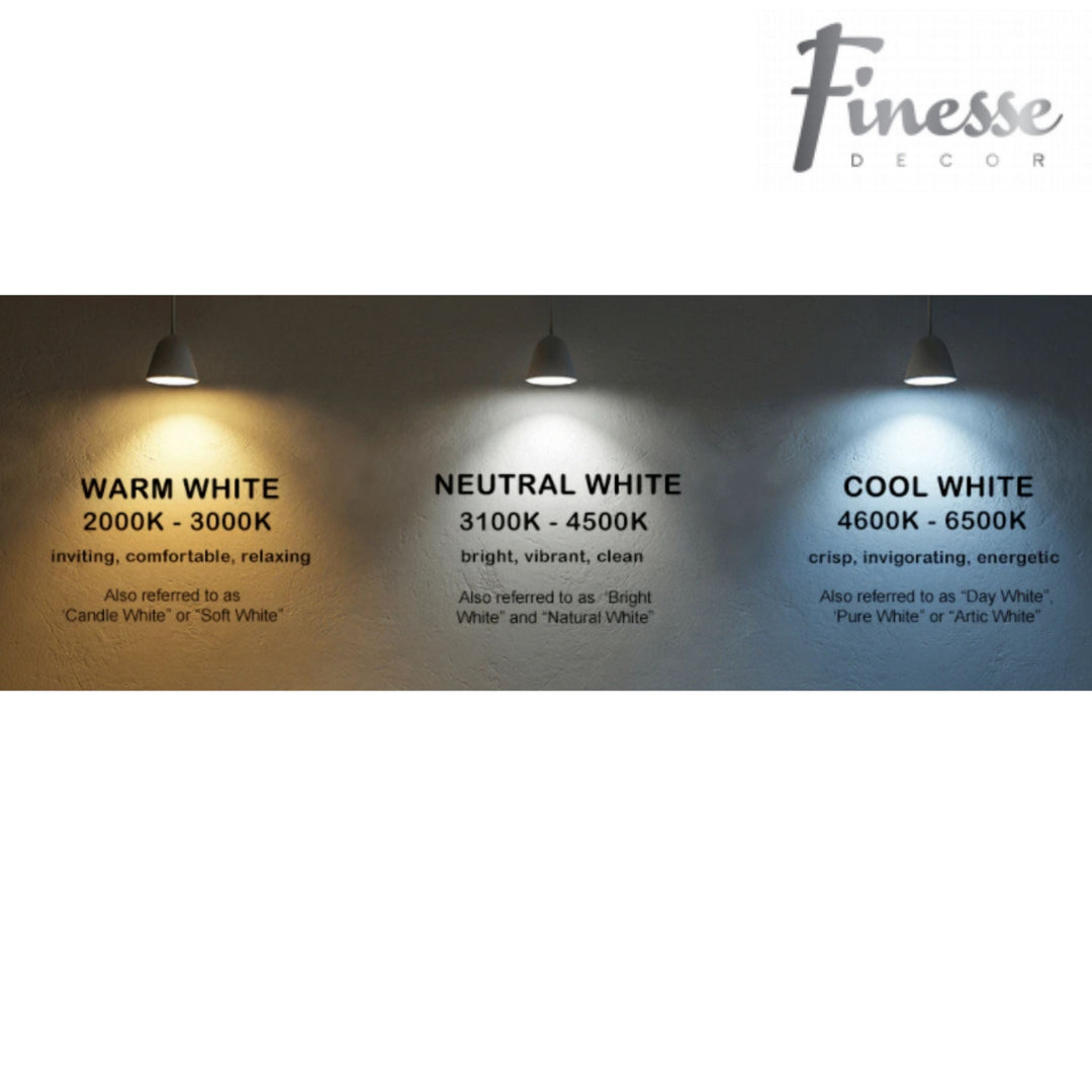 Finesse Decor GU10 bulbs- 4000K 3W