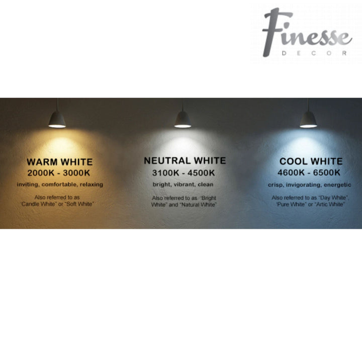 Finesse Decor GU10 bulbs- 4000K 3W