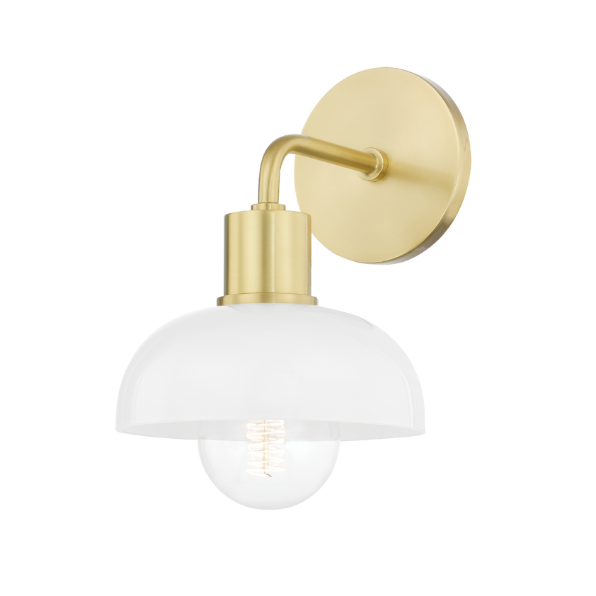 Kyla 1 Light Bath And Vanity - Aged Brass