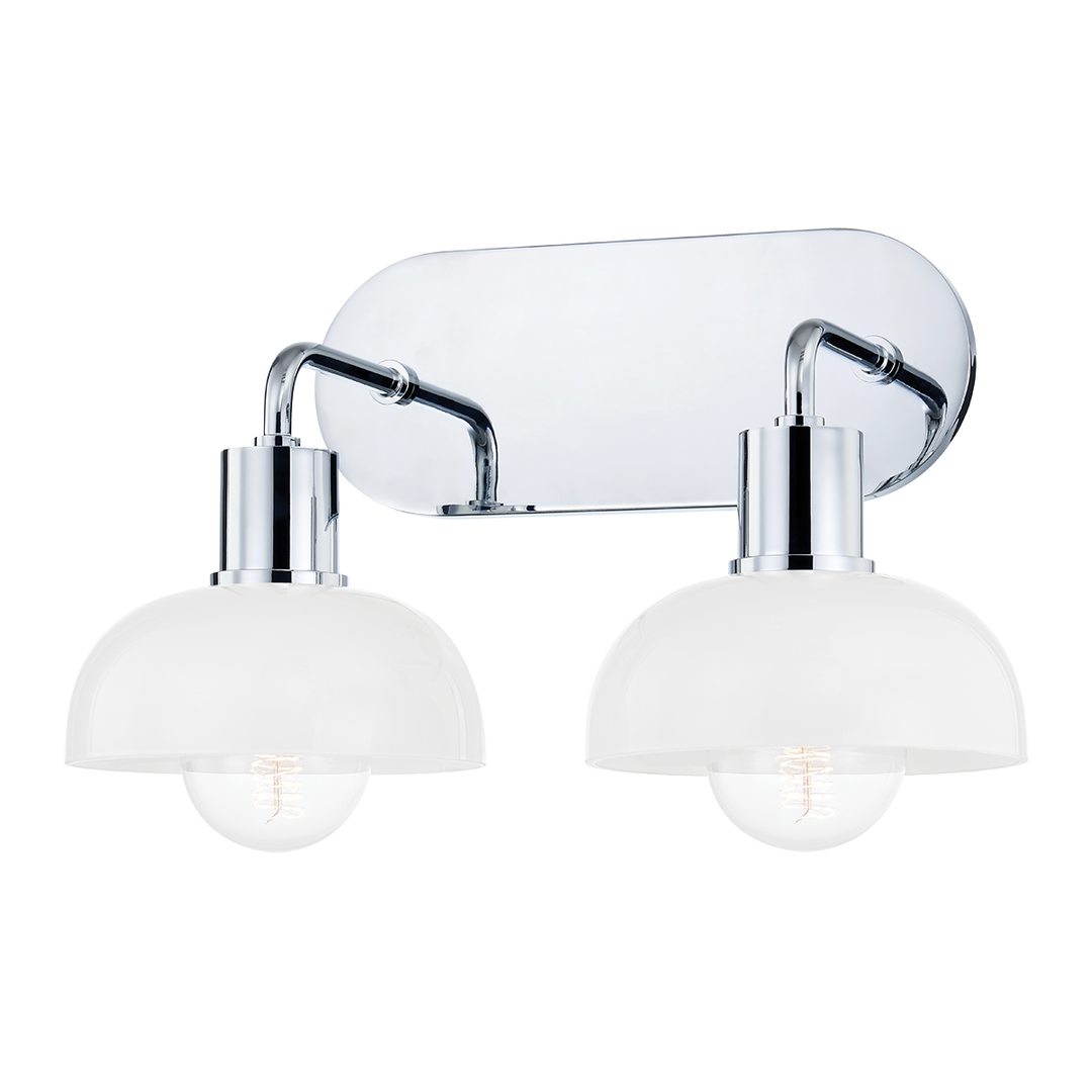 Kyla 2 Light Bath And Vanity - Polished Chrome