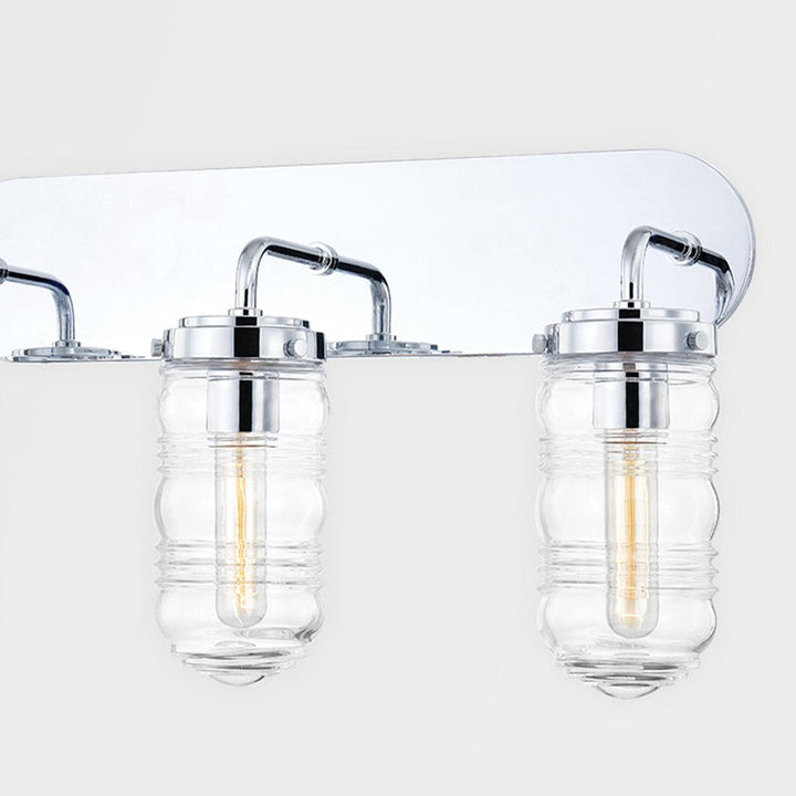 Clara 3 Light Bath And Vanity - Polished Chrome