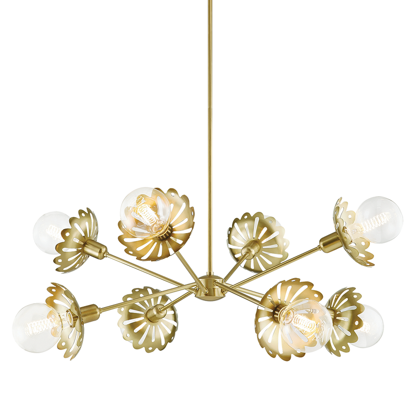 Alyssa Chandelier - Aged Brass