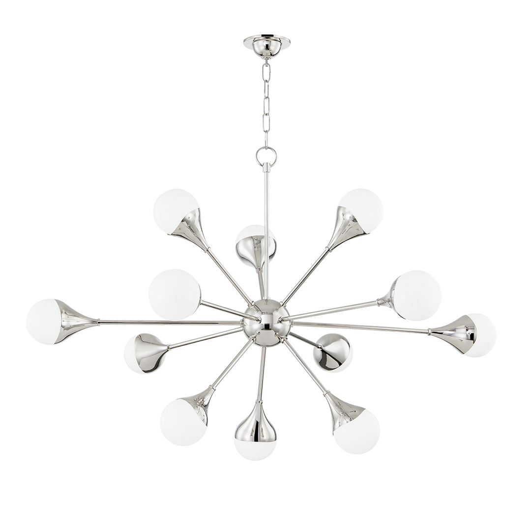 Ariana Chandelier - Polished Nickel