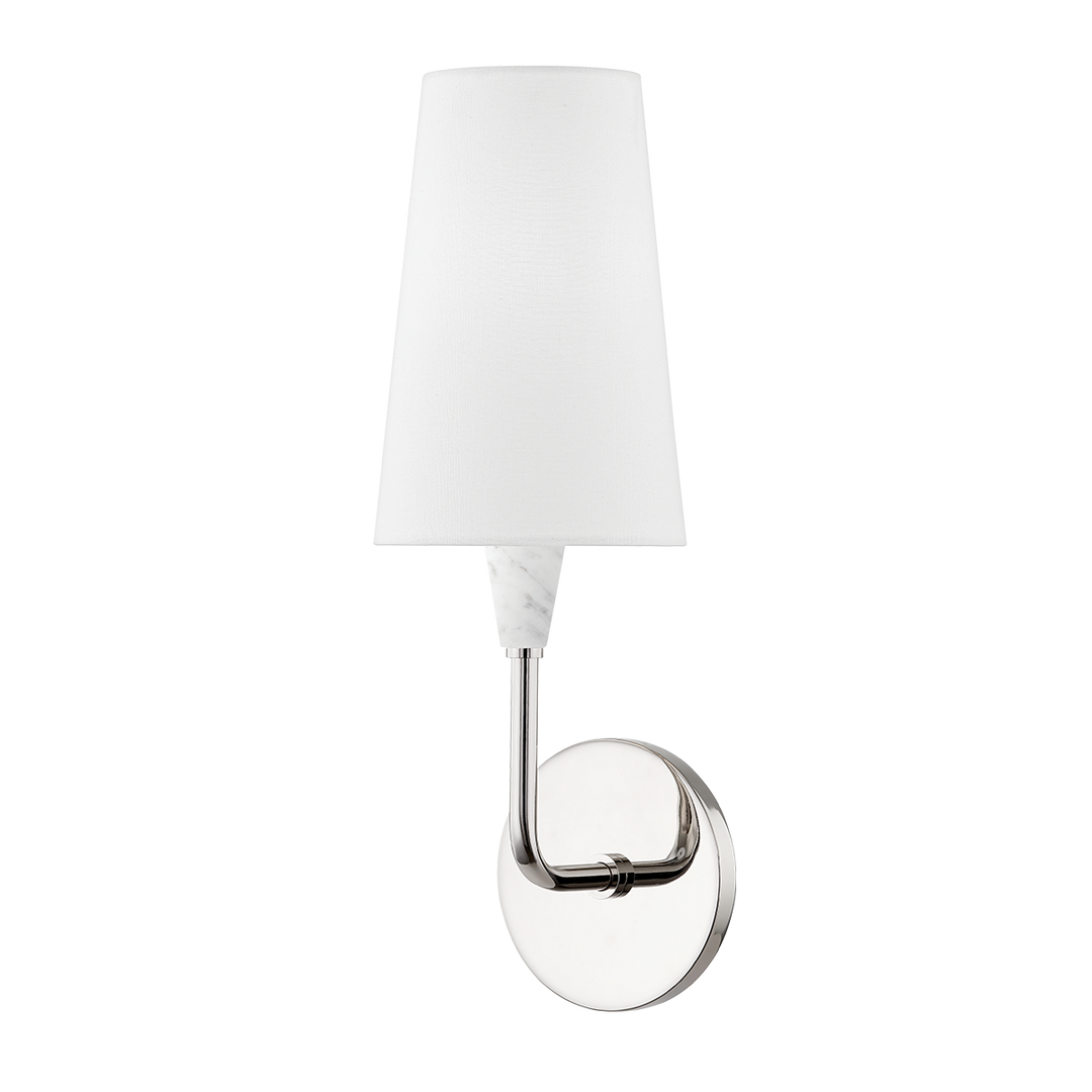 Janice Wall Sconce - Polished Nickel