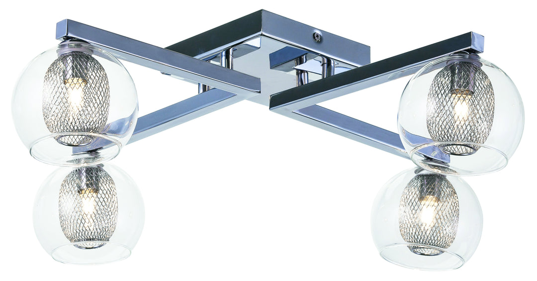 Estelle 4 Ceiling Lighting - Clear