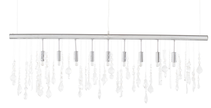 Crystal Linear Pendant Lighting - Clear