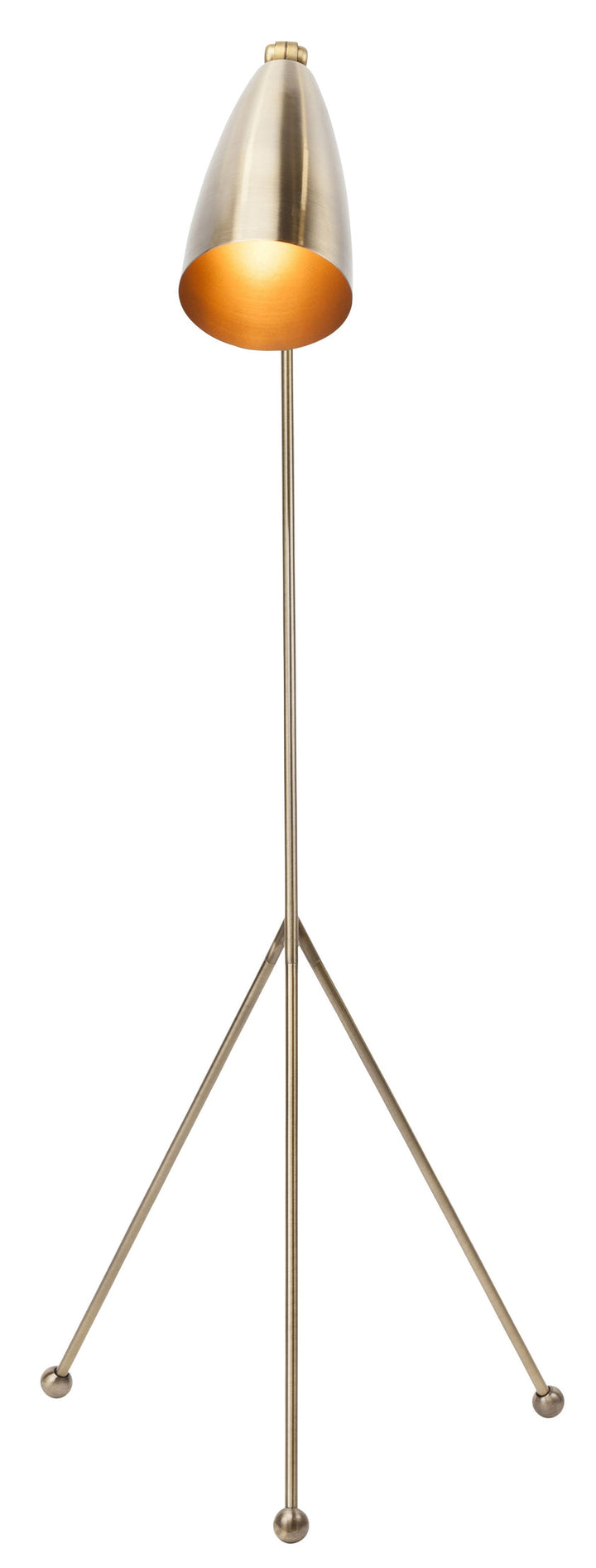 Lucille Floor Lighting - Antique Brass