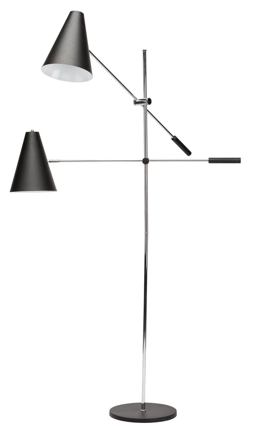 Tivat Floor Lighting - Black, 12in