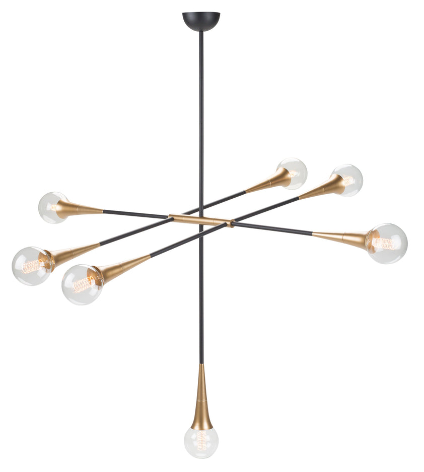 Tristan Pendant Lighting - Black, 55.5in