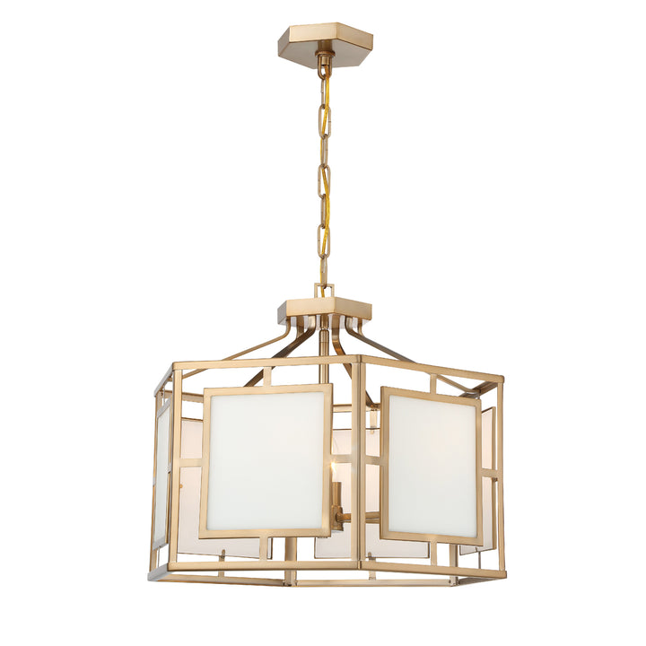 Crystorama Libby Langdon Hillcrest 6 Light Vibrant Gold Chandelier