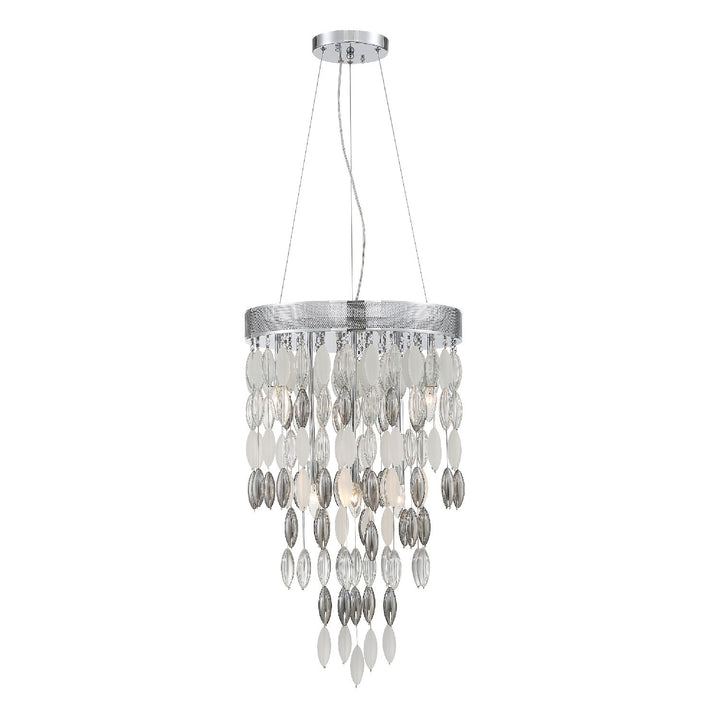 Crystorama Hudson 6 Light Polished Chrome Chandelier