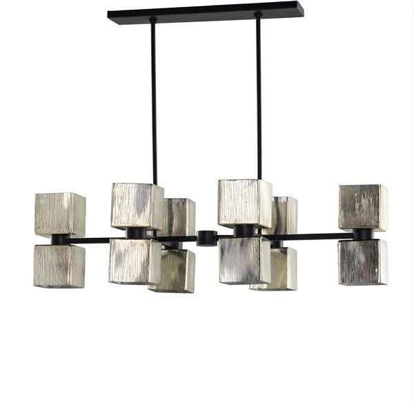 Ava Linear Chandelier-Antiqued Iron