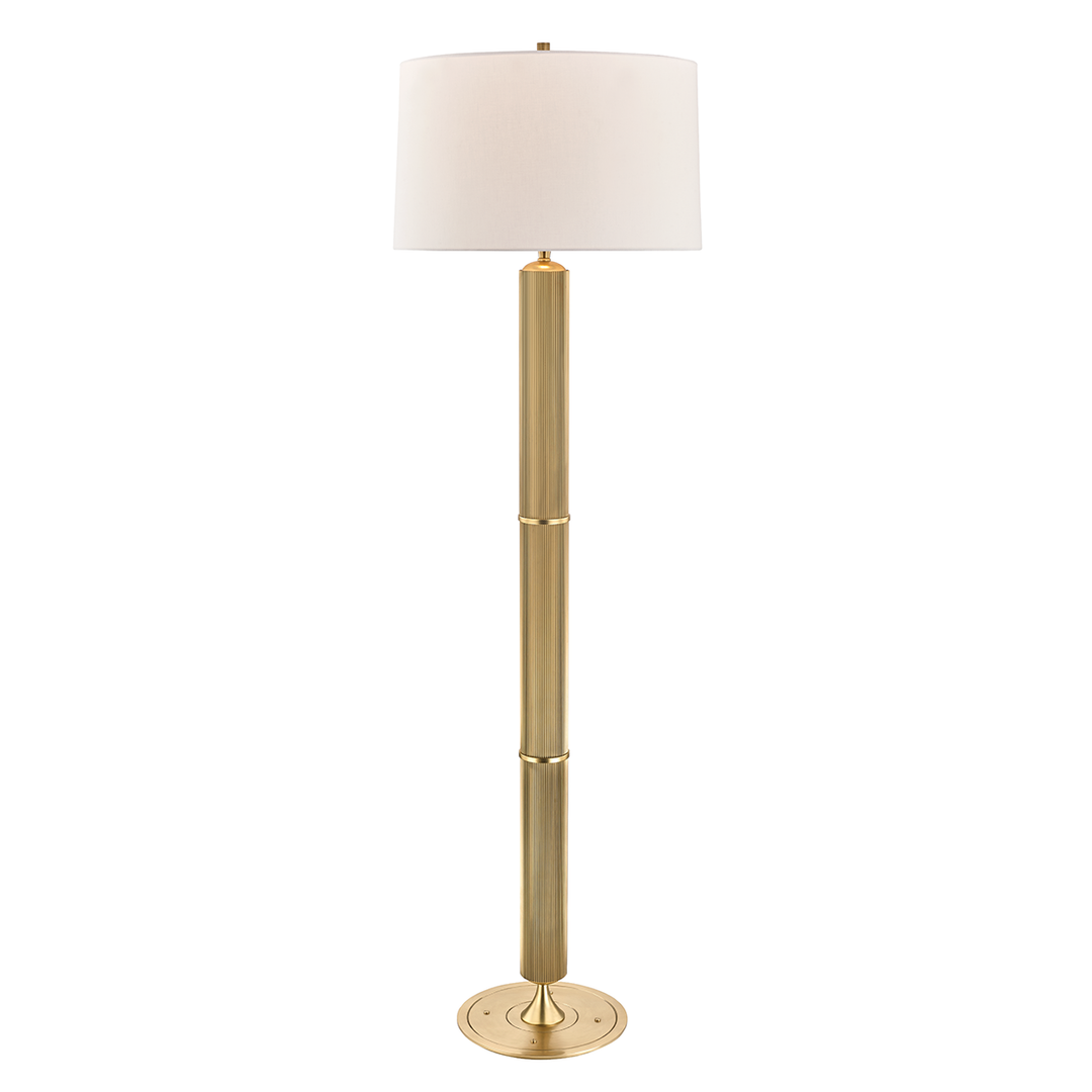 Tompkins Floor Lamp - Aged Brass