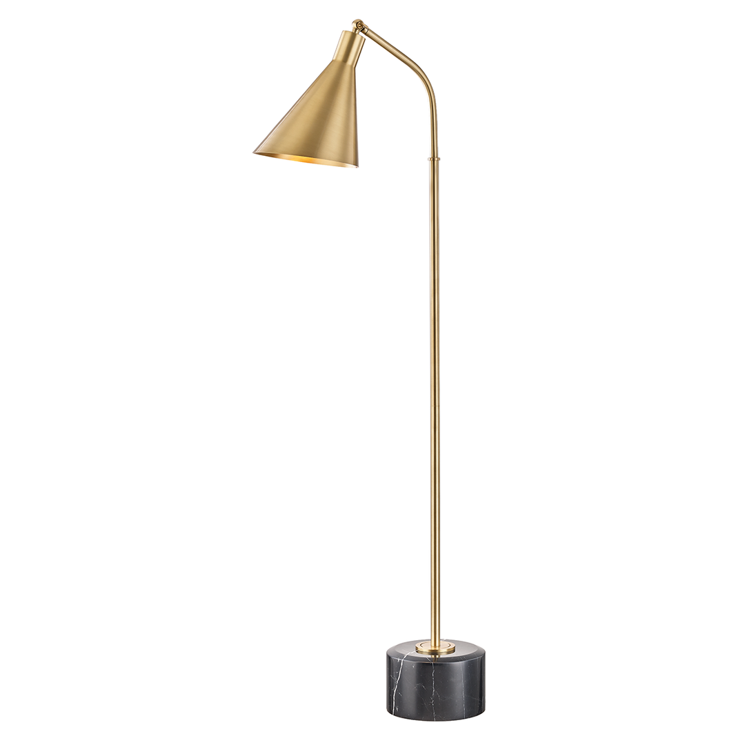 Stanton Floor Lamp - Aged Brass