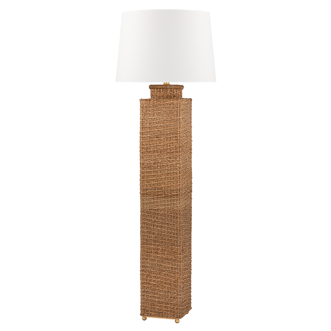 Weaver Floor Lamp - Gold Leaf