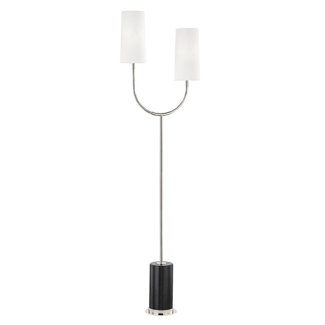 Vesper Floor Lamp - Polished Nickel