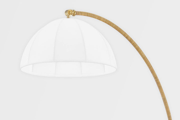 Montague Floor Lamp - Aged Brass